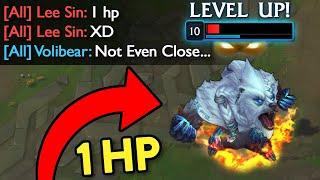 When LOL Players Survive With 1 HP...