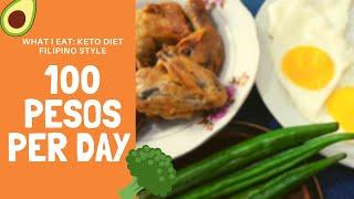  100 Pesos Per Day Low Carb Meals | keto diet filipino style