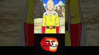 《One punch man》        Saitama and zenos first battle. (sitama troll face)#like #japanese #anime