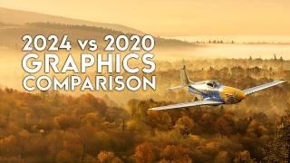 Graphics COMPARISON of Microsoft Flight Simulator 2024 vs MSFS2020