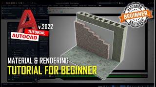 Autocad 2022 Material And Rendering Tutorial For Beginner [COMPLETE]