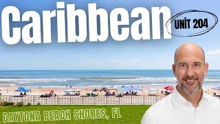 Island Living In Daytona Beach Shores, Fl - Caribbean Condo 204 Tour!