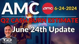 AMC June 24th Update - Q2 Cash Burn & Q2 Net Loss Sneak Peek June 24, 2024