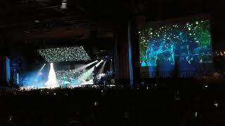Chris Lawrie onstage with 30 Seconds to Mars' Jared Leto