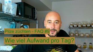 Pilze züchten - Wie viel Aufwand ist das pro Tag? Pilzzucht FAQ #9