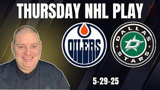 Oilers vs Stars - NHL Pick l Thursday 5/29/25 | Craig's Bets - NHL Bets l Edmonton vs Dallas Pick