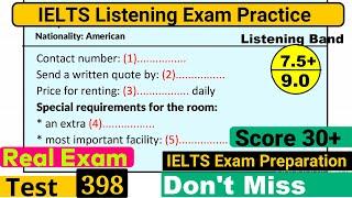 IELTS Listening Practice Test 2024 with Answers [Real Exam - 398 ]