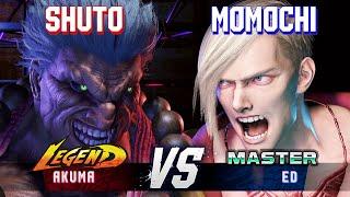 SF6 ▰ SHUTO (Akuma) vs MOMOCHI (Ed) ▰ High Level Gameplay