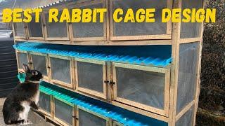 Best rabbit cage design || 15 rooms rabbit cage || rabbit farming
