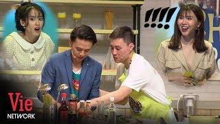 Heo Mi Nhon "khô lời" khi thấy chồng Tú Vi bất chấp xin đồ ăn của Kiên Hoàng l Khi Chàng Vào Bếp #16