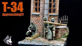 Scratch-Built WWII Building Comes Alive with Modified Figures!