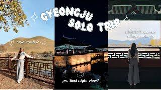 two days in gyeongju  best food, royal tombs, museum, woljeonggyo, anapji pond, bomunho lake