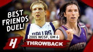 Steve Nash vs Dirk Nowitzki BEST FRIENDS Game 6 Duel Highlights 2005 NBA Playoffs - MUST WATCH!
