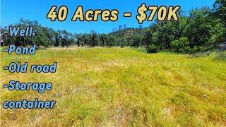 Acreage For Sale In California - Well & Pond - Affordable Land, Build, Getaway.