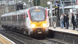 Greater Anglia and London Overground Trains at Cheshunt on December 13th 2024