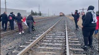 Protestors arrested in attempted pro-Palestine blockade on Regina rail tracks