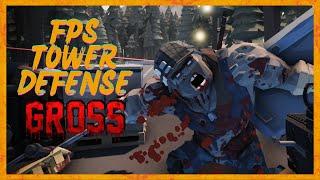 GROSS Gameplay Let's Play - FPS TOWER DEFENSE
