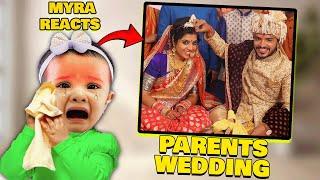 MYRA REACTING TO MARRIAGE PHOTO OF UMESH AND AKSHADA *EXCLUSIVE FOOTAGE*