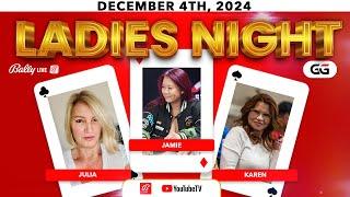 Action High Stakes Poker Ladies PLO Live at the Commerce! Poker B, Pokerella, Julia and more!