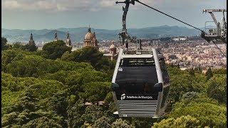 Barcelona from on high with the Montjuïc Cable Car