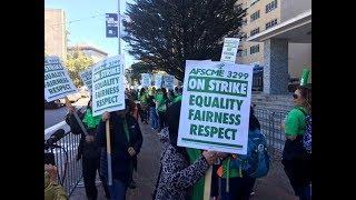 Stop Attacking Our Benefits! UCSF AFSCME 3299 Workers Strike UCSF