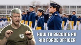 What it takes to be an Air Force officer. (There's only four things!)