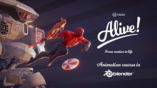 Alive! Blender animation course - release video