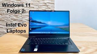 Windows 11 Teil 2: Intel Evo Laptop (deutsch)