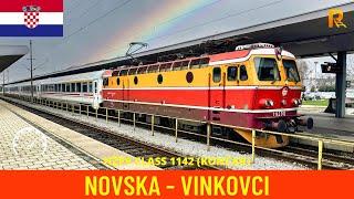 Winter Cab Ride Novska - Vinkovci (Croatian Railways) - train drivers view in 4K