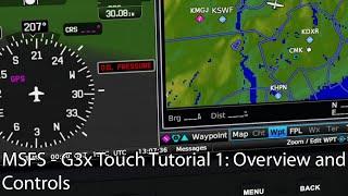 MSFS - G3x Touch Tutorial 1: Overview and Controls