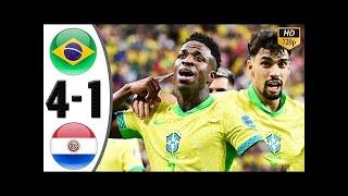 Brazil vs Paraguay 4-1 Highlights & All Goals | Copa America 2024 HD EJ Sports tv