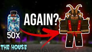 I OPEN 50 PERMAFROST URNS AND GOT... | The House TD Roblox