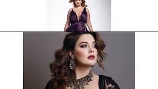 PLUS-SIZE MOST GORGEOUS MODEL ON YOUTUBE CHANNEL FANCY DRESS DESIGNS! AIFashionDesigns