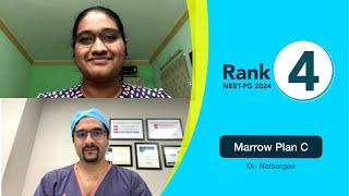 “Marrowthon helped me develop the habit of consistency” - Rank 4, NEET-PG‘24 Dr Naisargee (Plan C)