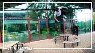 Parkour Table Tennis!