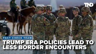 Trump-era policies credited for historic drop in border encounters