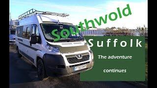 Camper van adventure UK Pt 2.The Norfolk & Suffolk journey continues to sunny Southwold.