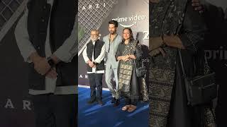 #shahidkapoor with parents #pankajkapoor and #neelima