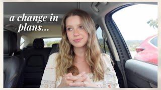 VLOG: there has been a change in plans... (+ seeing Noah Kahan!)