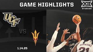 UCF vs Arizona State Game Highlights | 2024-25 Big 12 Men's Basketball