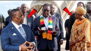 Mnangagwa Sneakout leave & Displace VP Chiwenga With Defence Minister Muchinguri for Ghana Trip