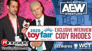 Cody Rhodes - AEW Ringside Collectibles Interview NY Toy Fair 2020! Wrestling Figures