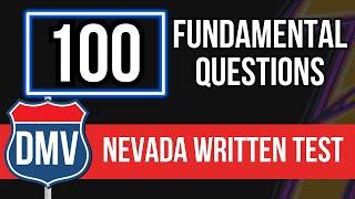 Nevada DMV Written Test 2025 (100 Fundamental Questions)