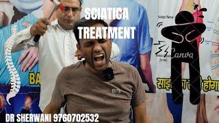 Sciatica Cervical Slip disc L-4-5 S-1 lordosis spondylitis migraine Therapy Treatment