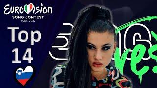 EMA 2022 – National Selection -My Top 14 – Slovenia - Eurovision 2022 - Evrovizijska Melodija