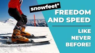 Snowfeet* Short Skis | Snowblades Skiboards 120 cm