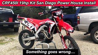 CRF450l San Diego Powerhouse 19hp Mod Kit How To Install