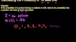 Calculating the Probability for At Least One