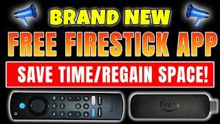  NEW APP for FIRESTICK - FREE UP SPACE with One CLICK! 