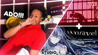 Reacting To Ado - Unravel For The First Time Made Me LOSE MY MIND! (Studio + Live Version)